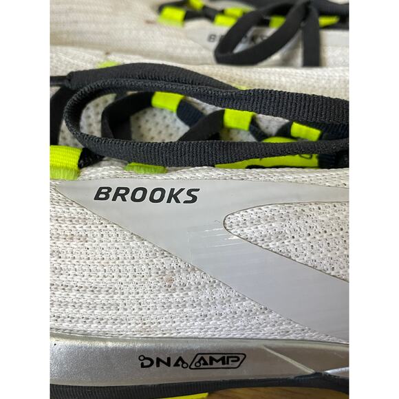 Brooks Men's Ricochet 2 White Athletic Sneakers - Picture 2 of 8